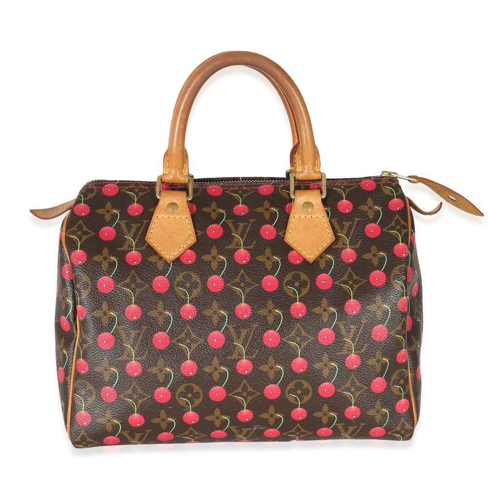 Louis Vuitton x Takashi Murakami Cerises Monogram Canvas Speedy 25
